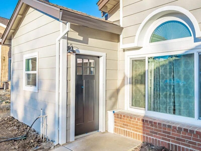 attached adu home front door