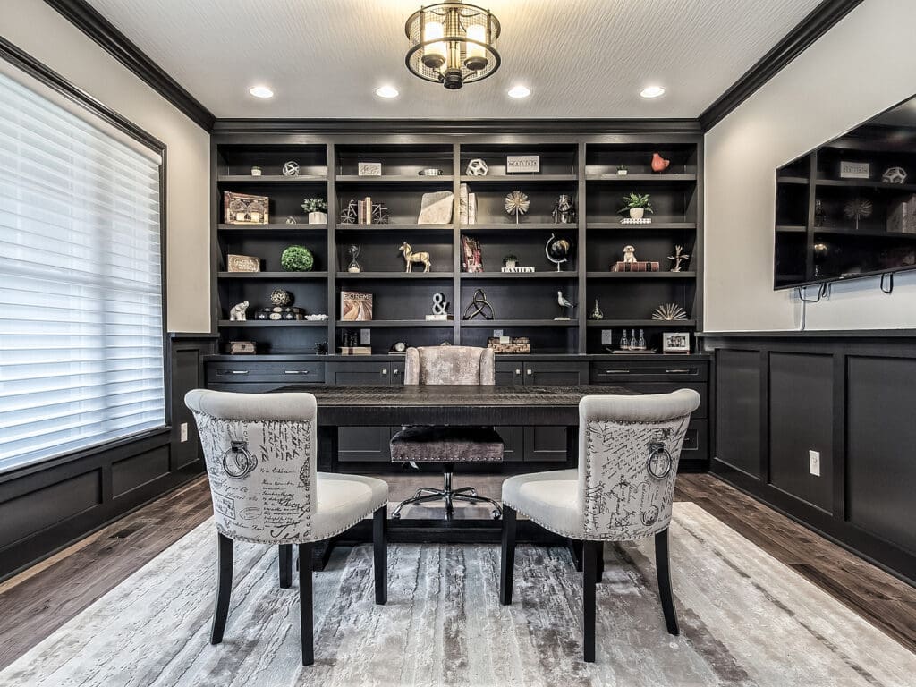 custom luxury home office interior